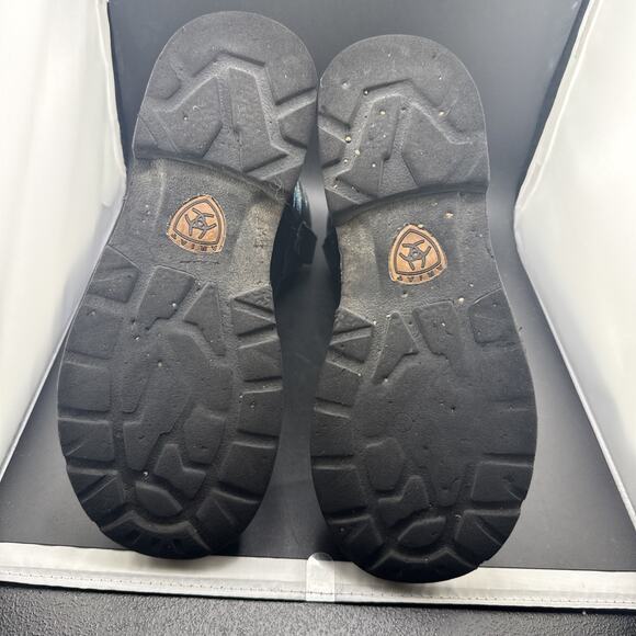 Ariat Fatboy Women's Boots 8.5 Black And Blue - Picture 7 of 7